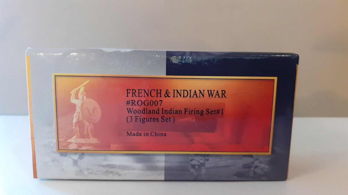 Conte french Indian wars rog007 Rogers rangers woodland indian metal boxed alamo