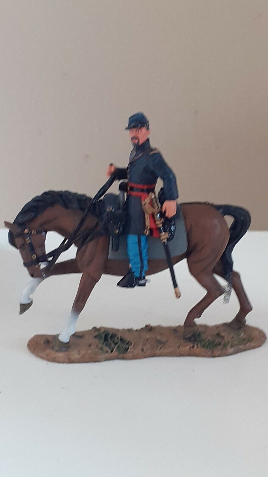 King and country acw union mounted officer cavalry boxed 1:30 wrdb cw38