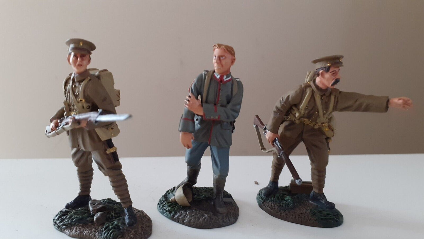 Britains ww1 fusiliers with prisoner 1:32 metal 17690 2005