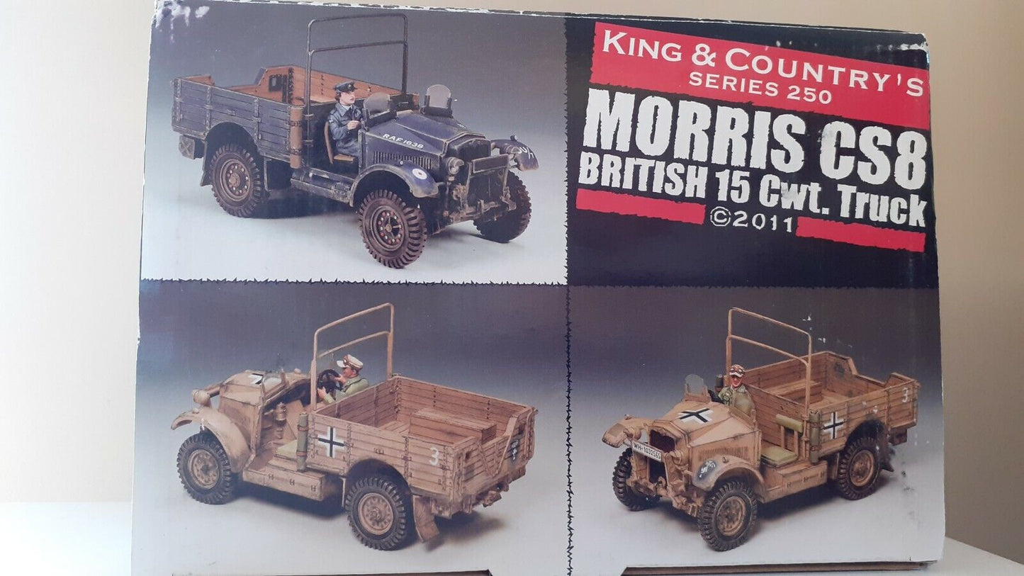 King and country ww2 capture morris truck German panzer tank box 1:30 ak077 ak77