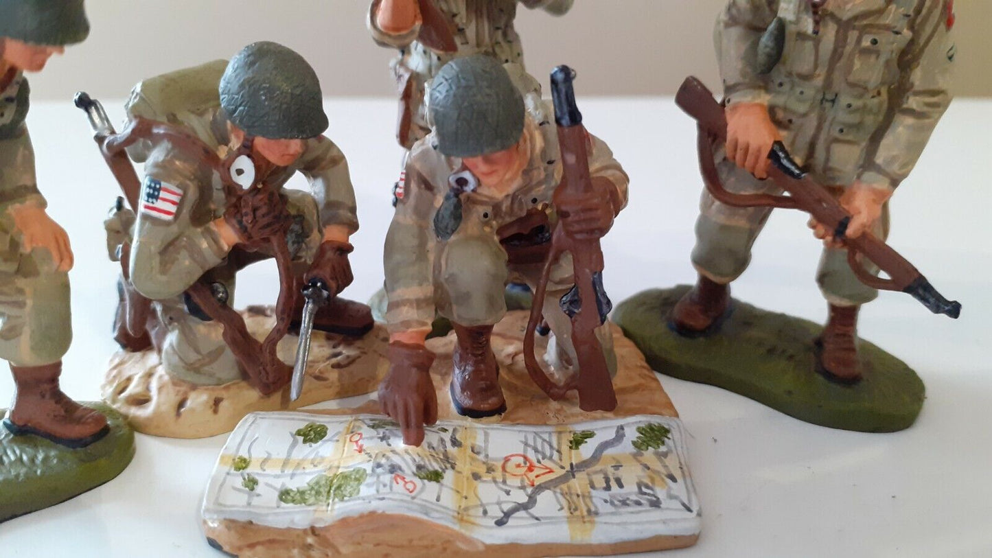 Britains 17461 ww2 505th airborne paras seize the day 2003 d-day 1:32 metal