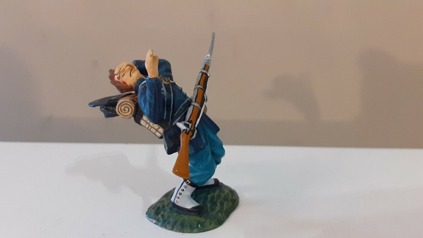 Frontline figures acw union zouave iron  infantry   1:32 metal no box w6