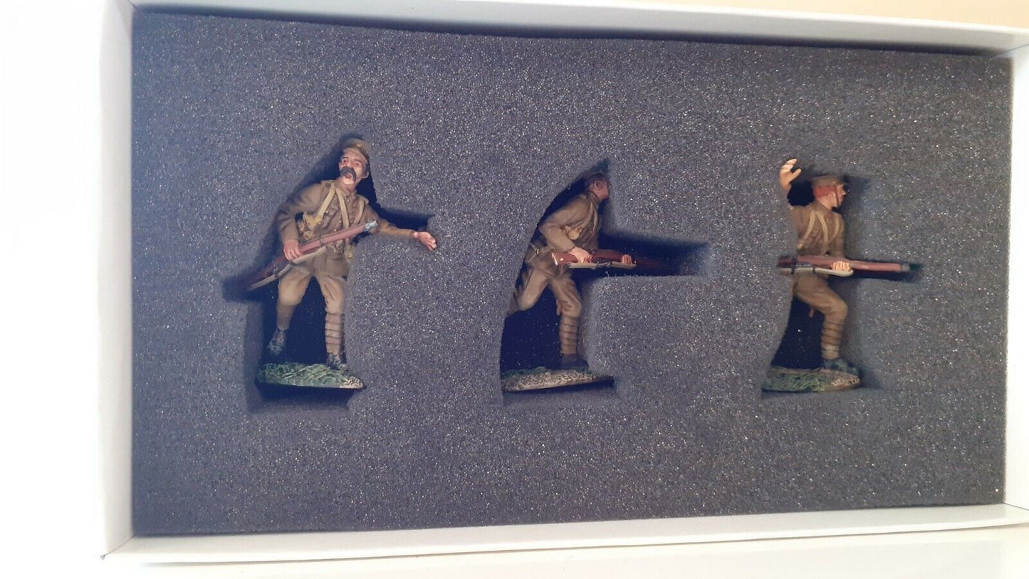 Britains ww1 17807 British infantry mons fusiliers metal boxed