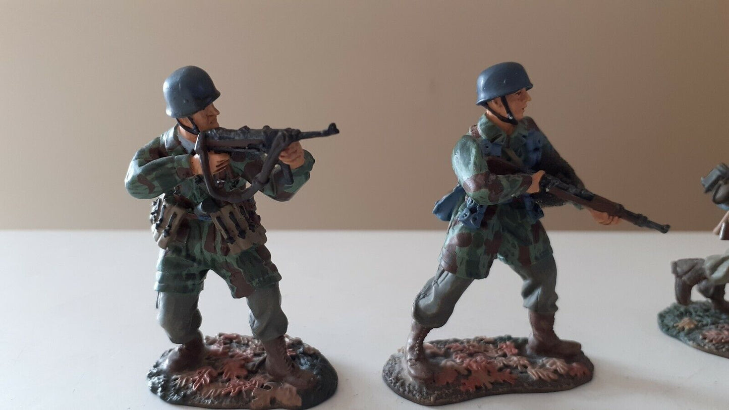 Britains 17637 ww2 d-day german fallschirmjaeger paratroopers boxed