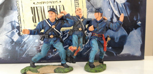Britains 17292 acw union  infantry 140th Pennsylvania casualties boxed