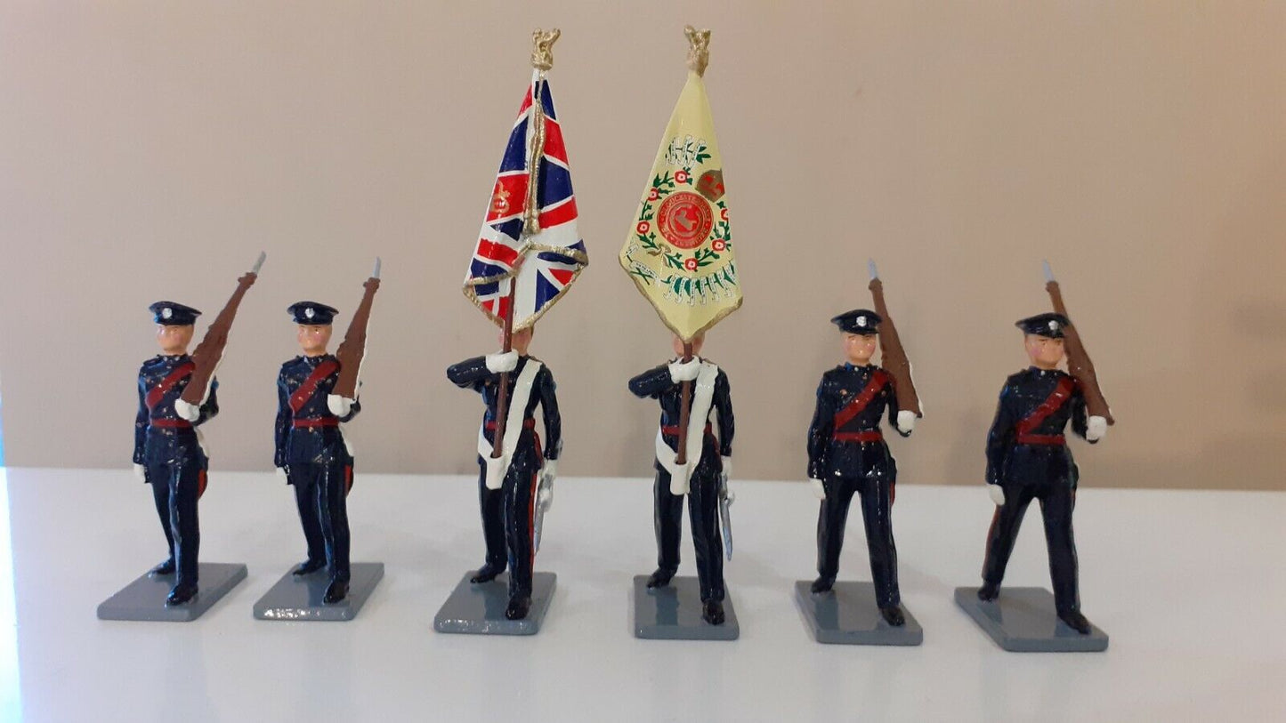 Britains 40276 Gloucestershire regiment colour party 1:32 metal