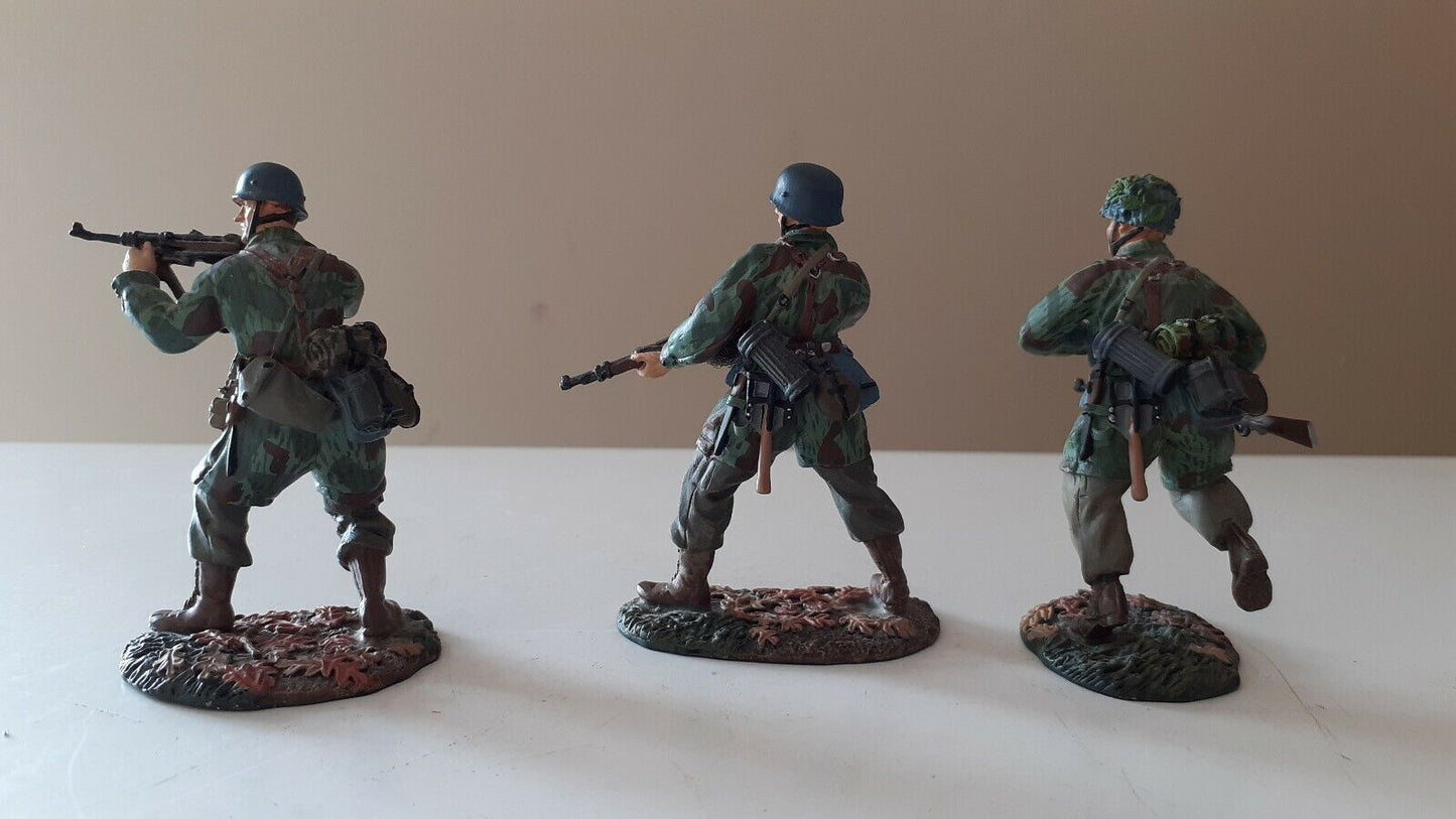 Britains 17637 ww2 d-day german fallschirmjaeger paratroopers boxed