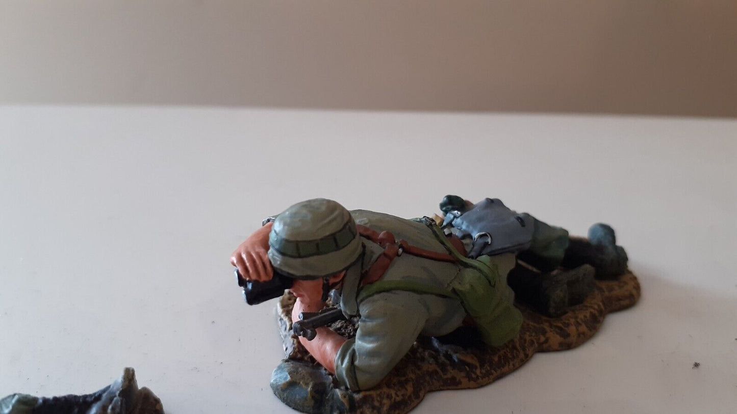 King and country ww2 german fallschirmjager paras mg34 box 1:30  fj01-07