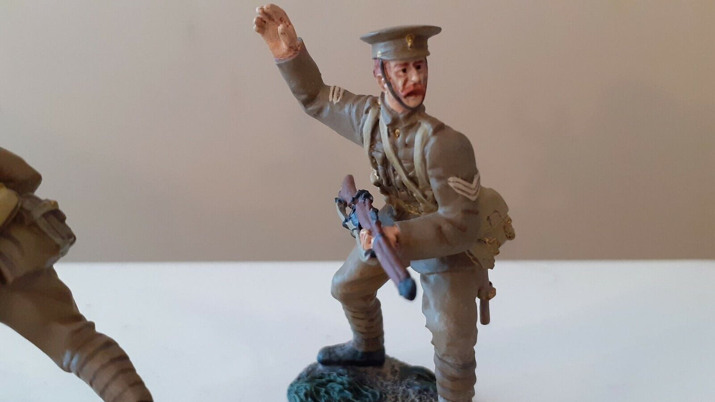 Britains ww1 17807 British infantry mons fusiliers metal boxed