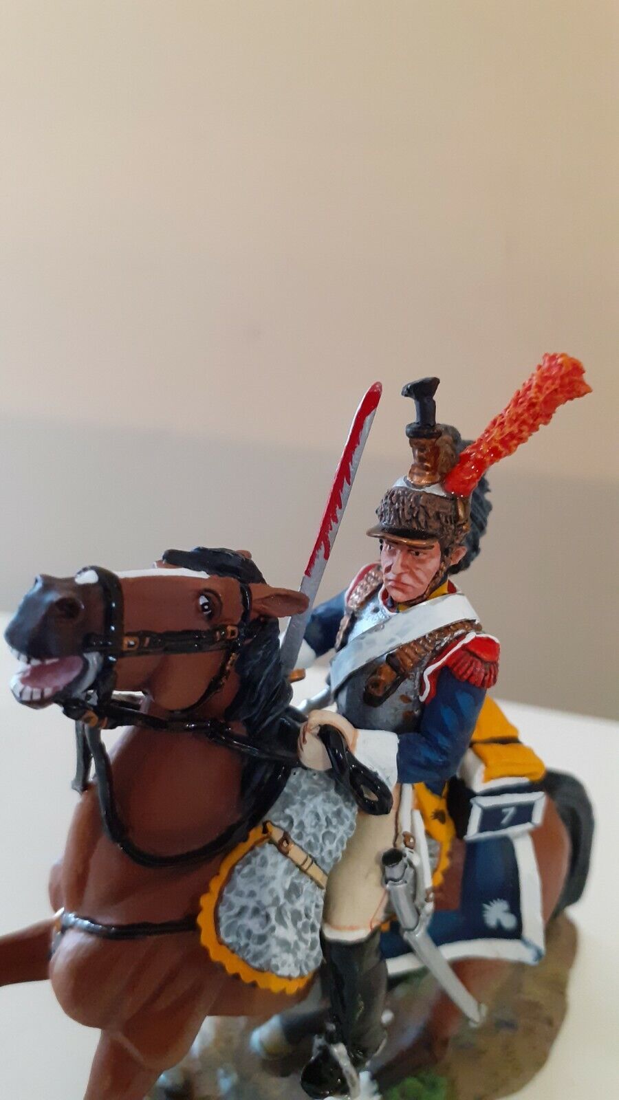 King and country Waterloo Napoleonic french cuiraissier boxed 1:30 na118