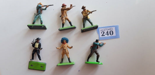 Britains deetail acw wild west cowboys  7th cavalry 1970s  1:32  b2