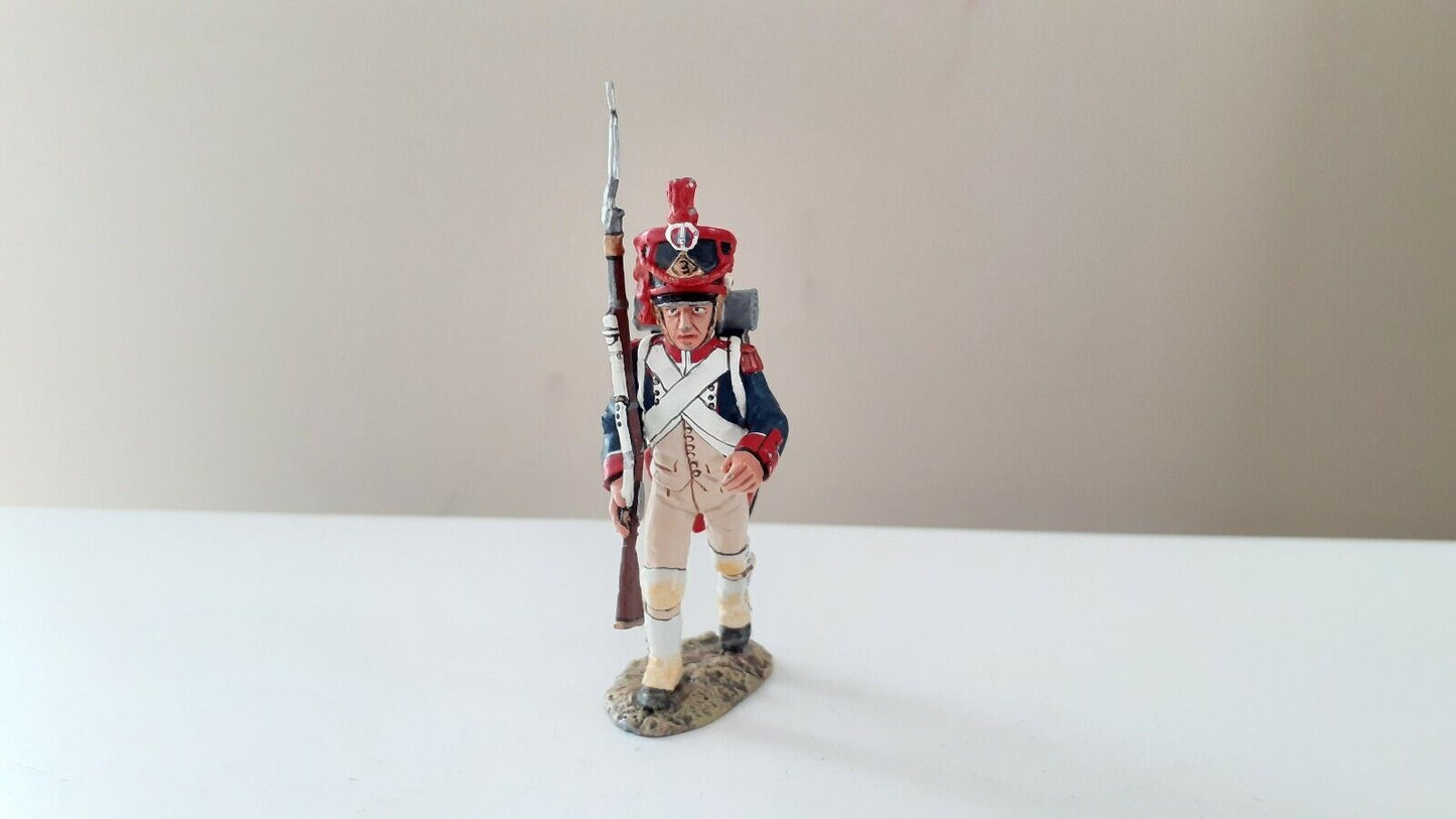 King and country Waterloo Napoleonic French guards infantry boxed 1:30  na14