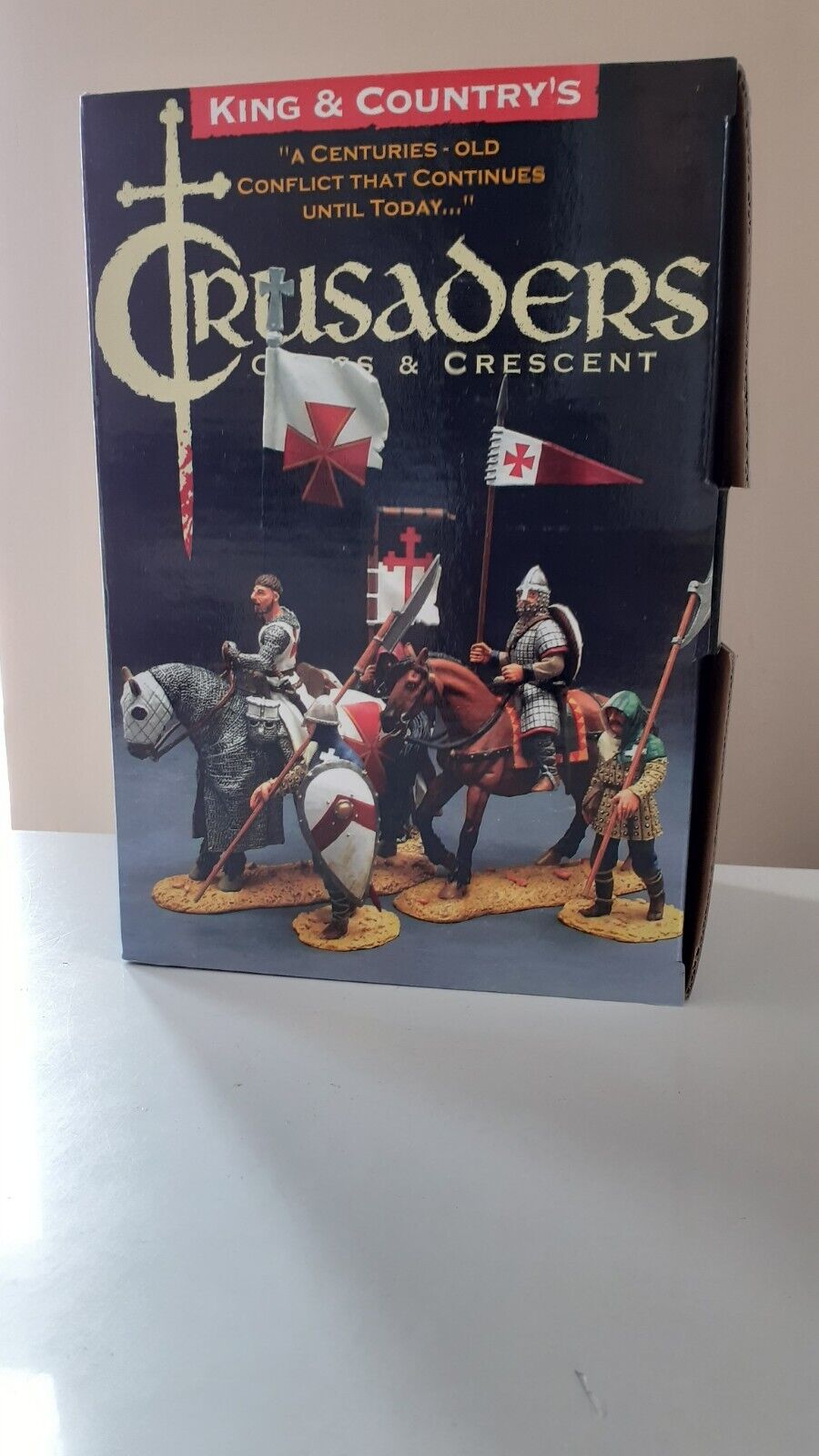 King and country mk051 mk51  knight crusaders saracens 1:30 metal boxed