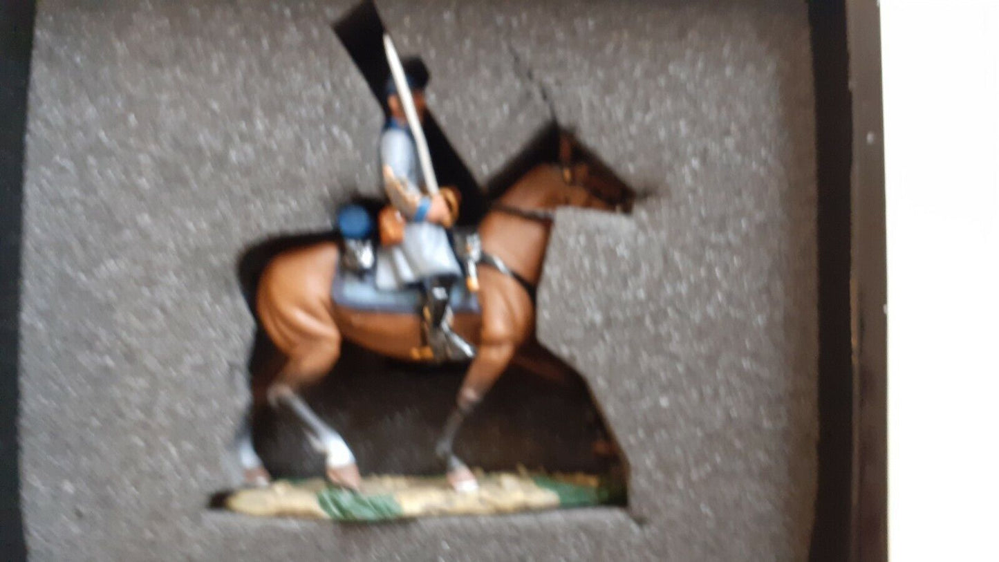 King and country acw confederate officer mounted cavalry boxed 1:30 wrdb cw13