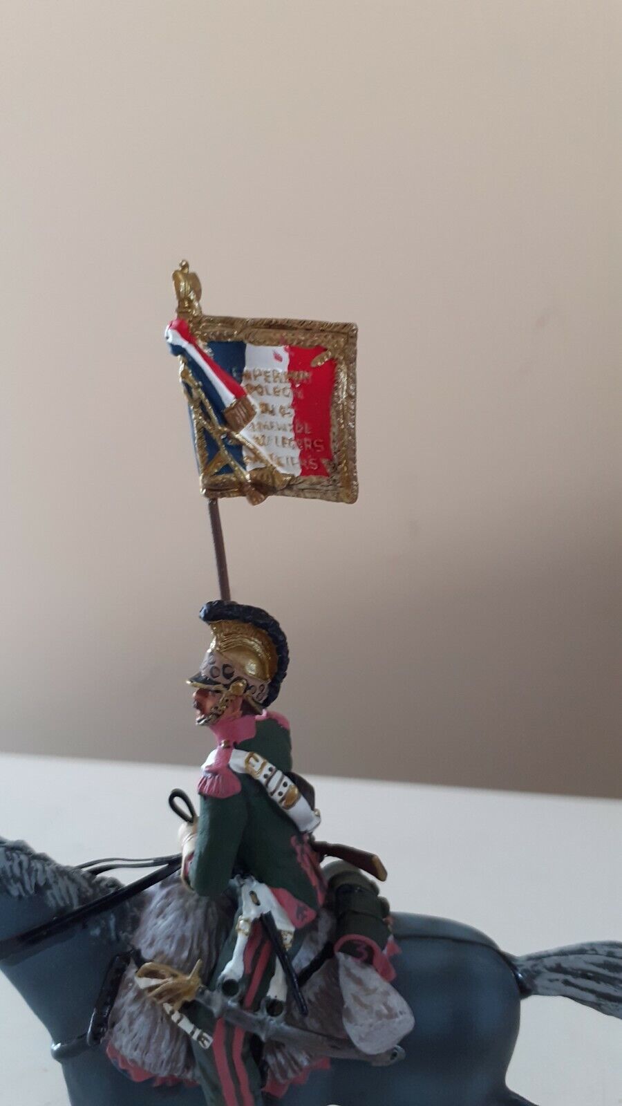 Britains 36073 Napoleonic hougoumont Waterloo French lancers guidon bearer Bb