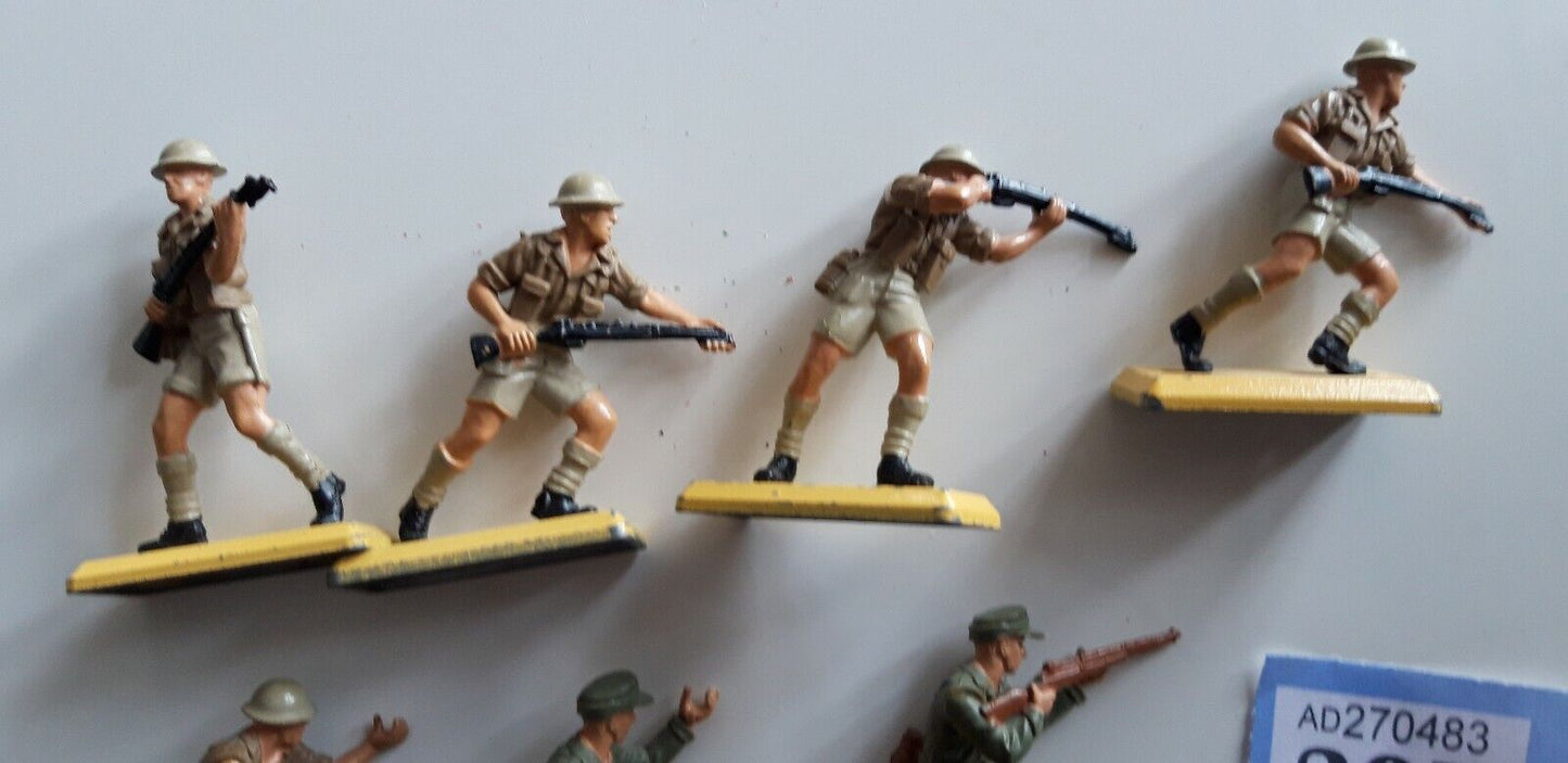 Britains deetail ww2 german afrika korps British 8th army 1970s  1:32