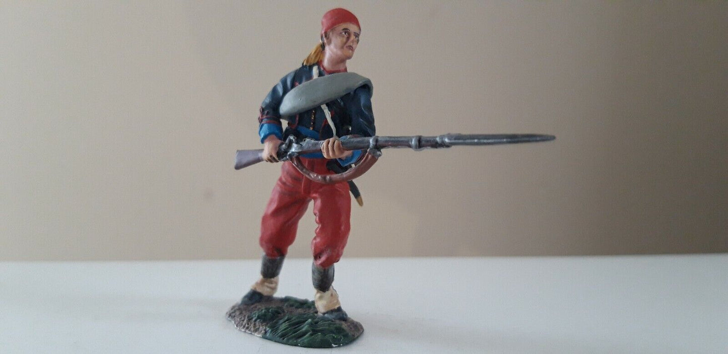 Britains metal ww1 acw union infantry zouaves Pennsylvania 1:32  31113 boxed b5