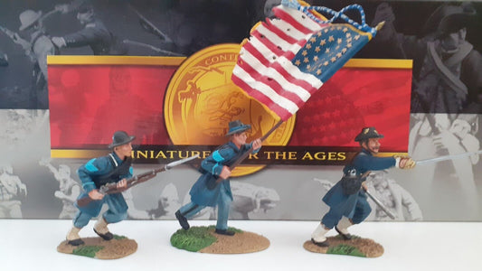 conte acw union iron brigade infantry command boxed 1:32 metal 57114