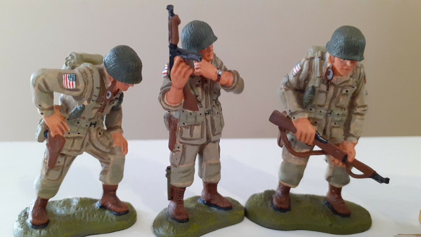 Britains 17461 ww2 505th airborne paras seize the day 2003 d-day 1:32 metal