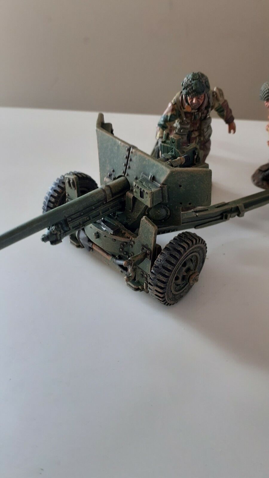 King and country ww2 mg074 paras anti tank gun vc baskeyfield arnhem 1:30