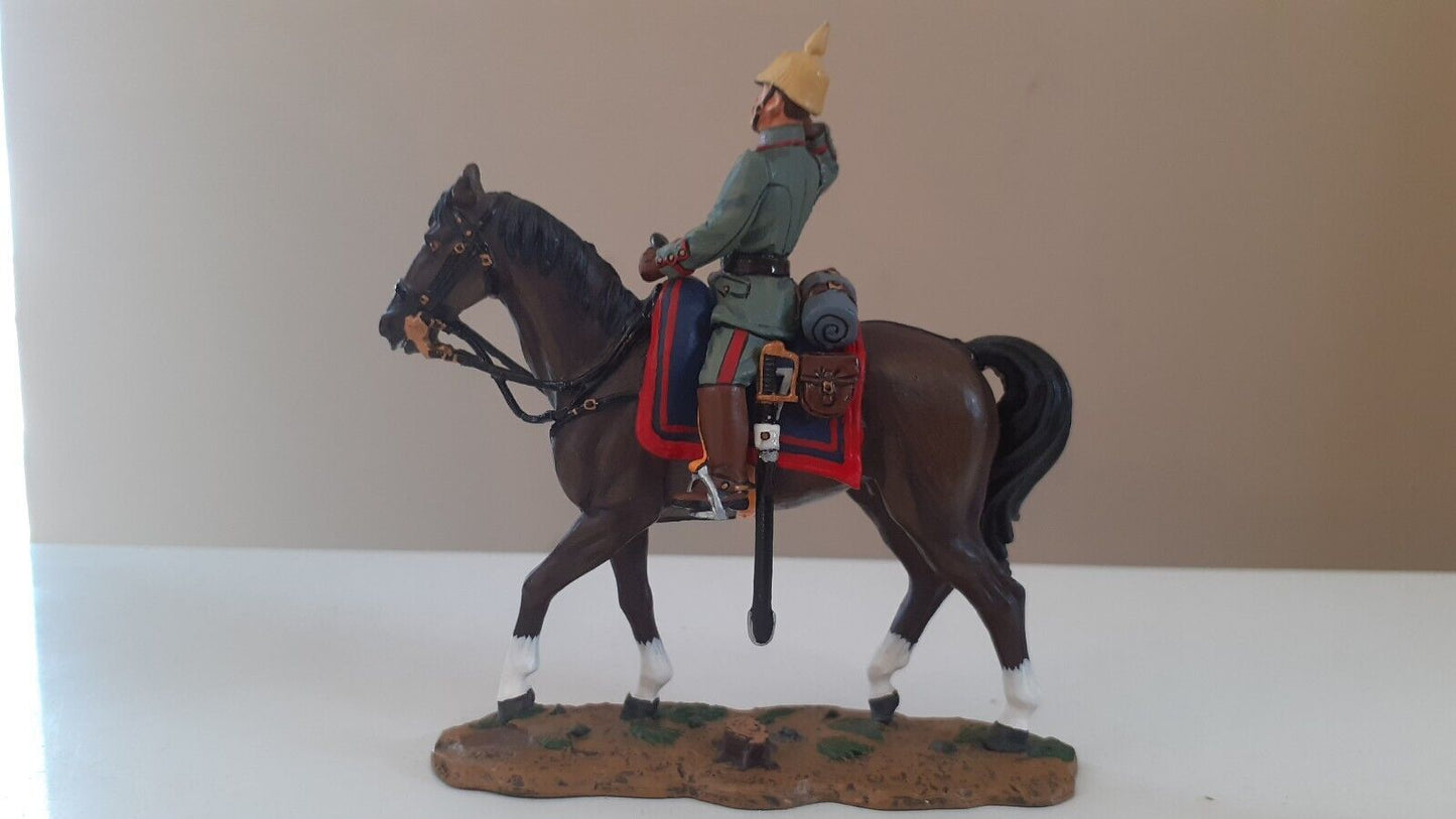 King and country fw05 fw5 ww1 great war mounted german officer 1:30 metal boxed