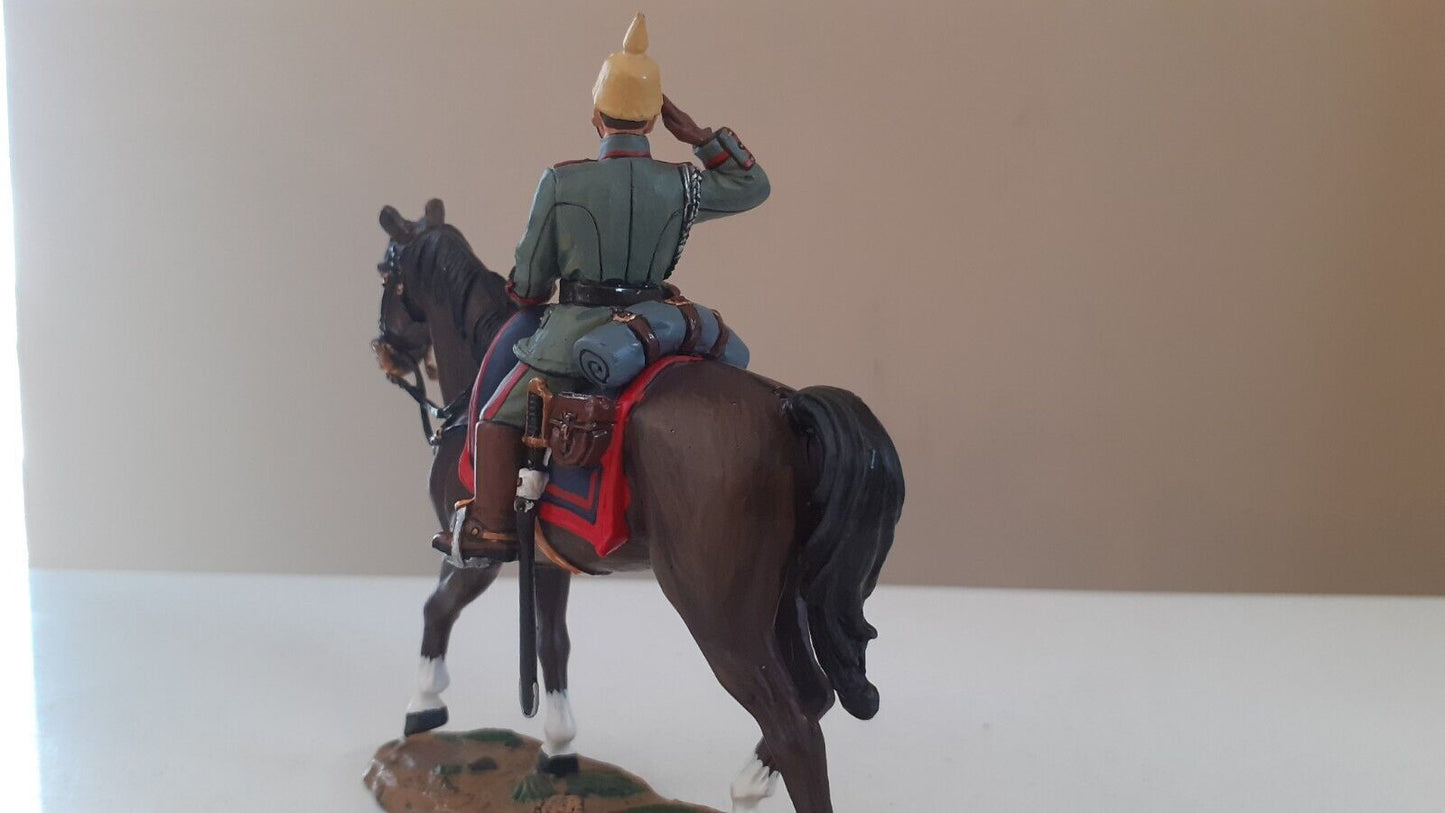 King and country fw05 fw5 ww1 great war mounted german officer 1:30 metal boxed