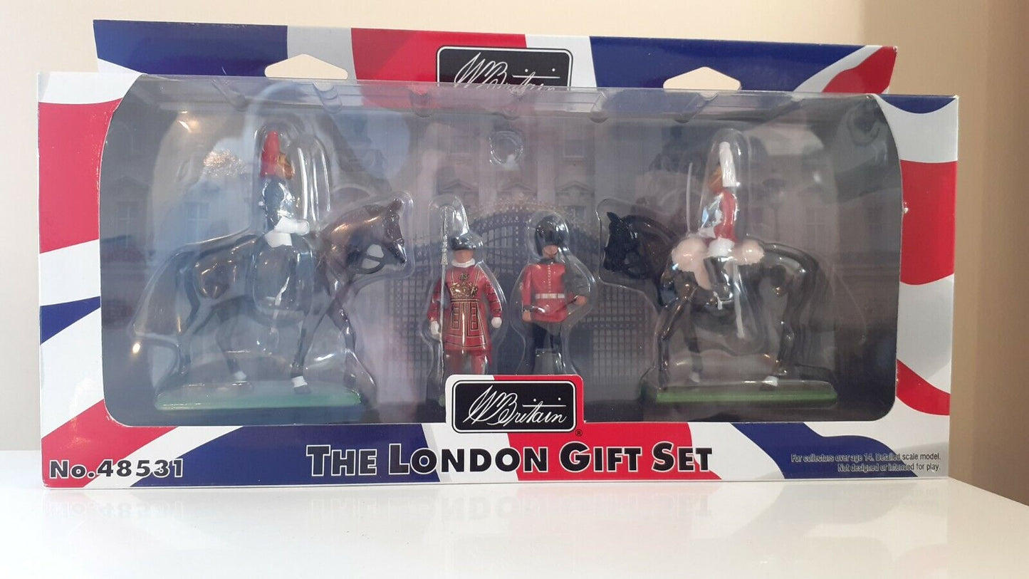 Britains ceremonial London gift set 48531 household cavalry beefeater 1:32 metal