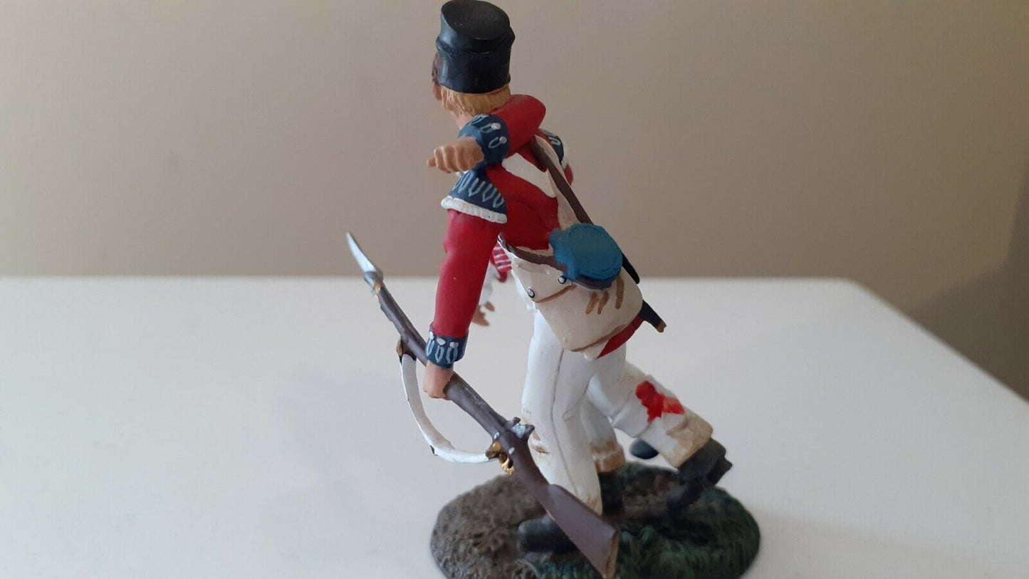 britains 17988 napoleonic hougoumont Waterloo coldstream guards wounded boxed