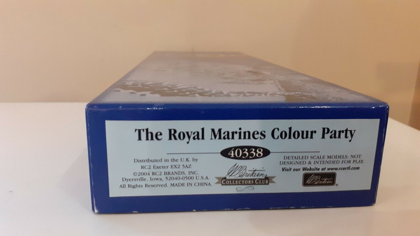 Britains 40338 royal marines colour party 1:32 metal