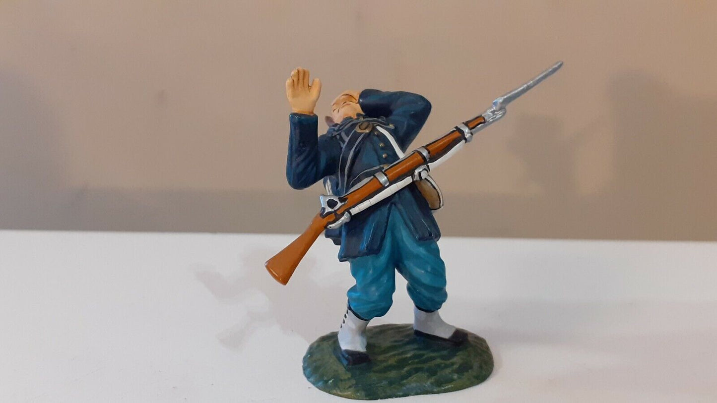 Frontline figures acw union zouave iron  infantry   1:32 metal no box w6