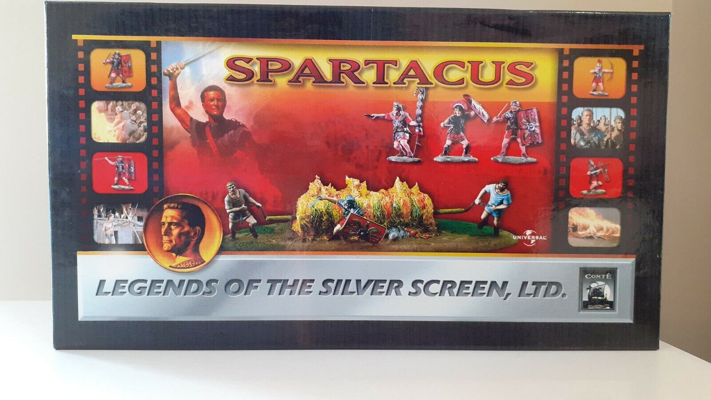 conte boxed spa023 Spartacus slaves gladiators charging 1:32 metal