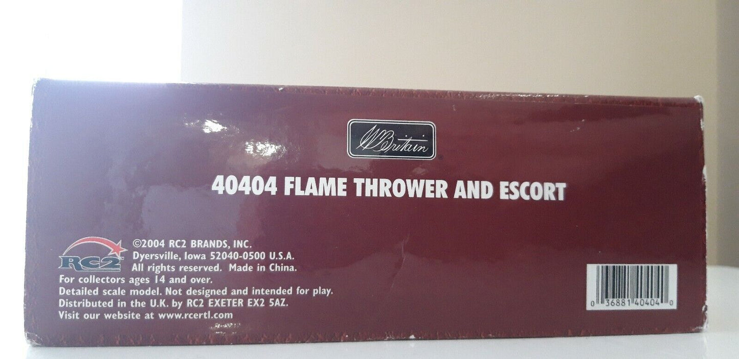 Britains 40404 d-day flame thrower limited edition collectors boxed British