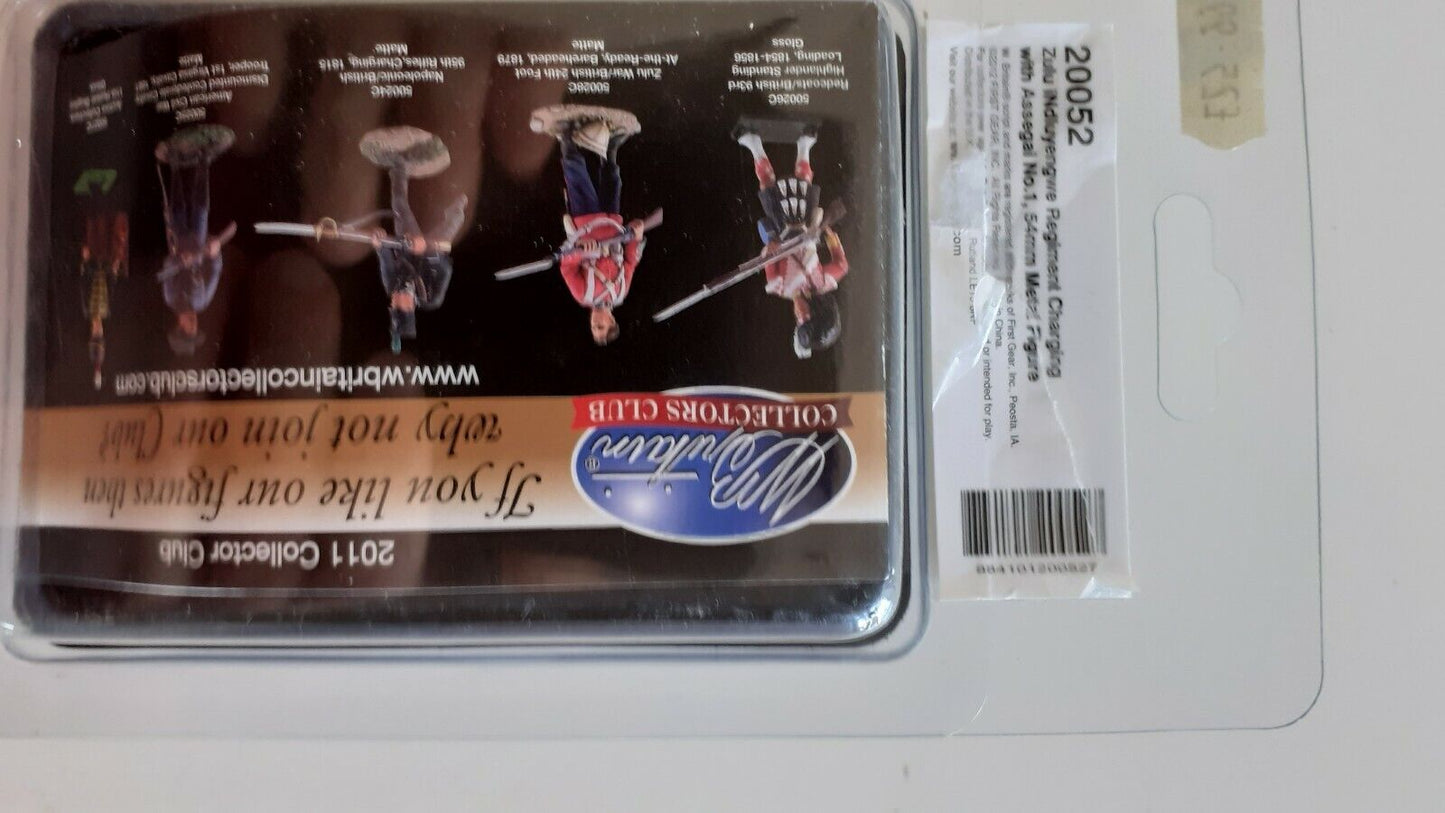 Britains 20052 Zulu wars indluyeng regiment charging assegai 1:32 metal boxed b7
