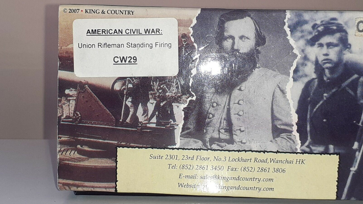 King and country acw union American civil war boxed 1:30  cw29 wb