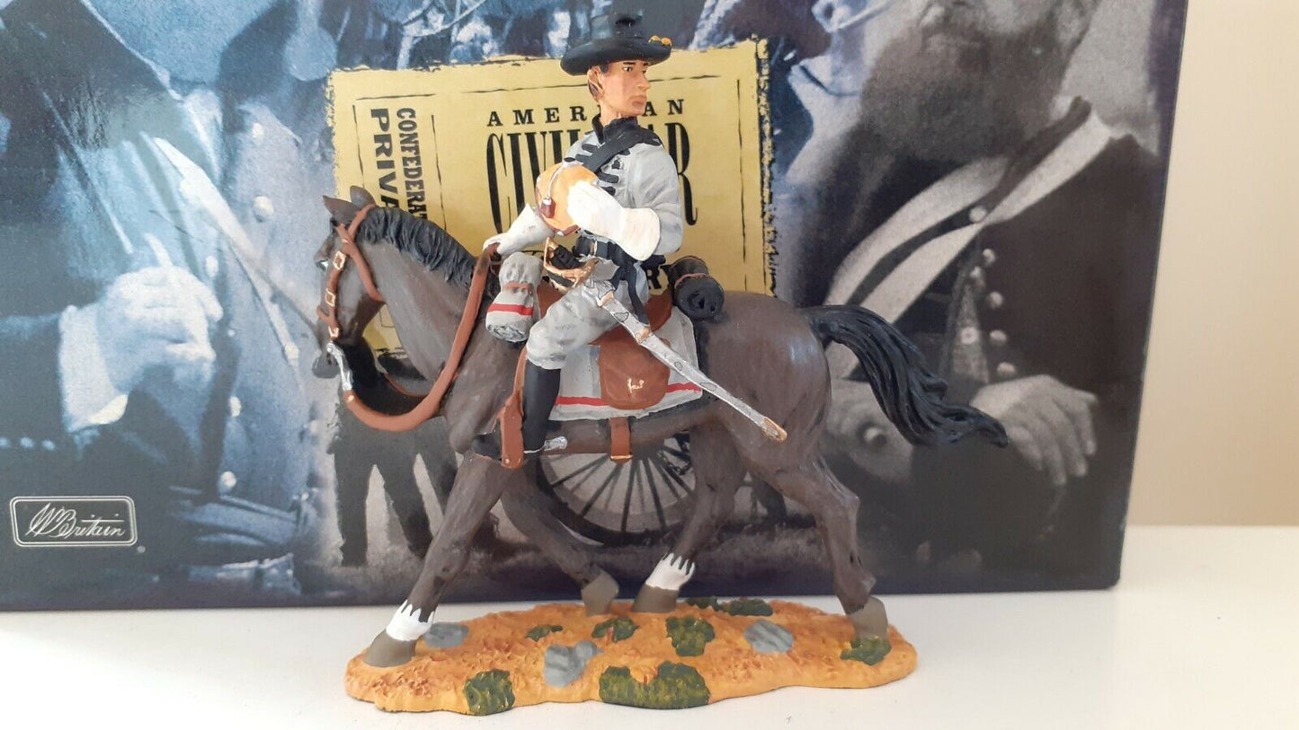 Britains 17403 acw confederate cavalry metal boxed