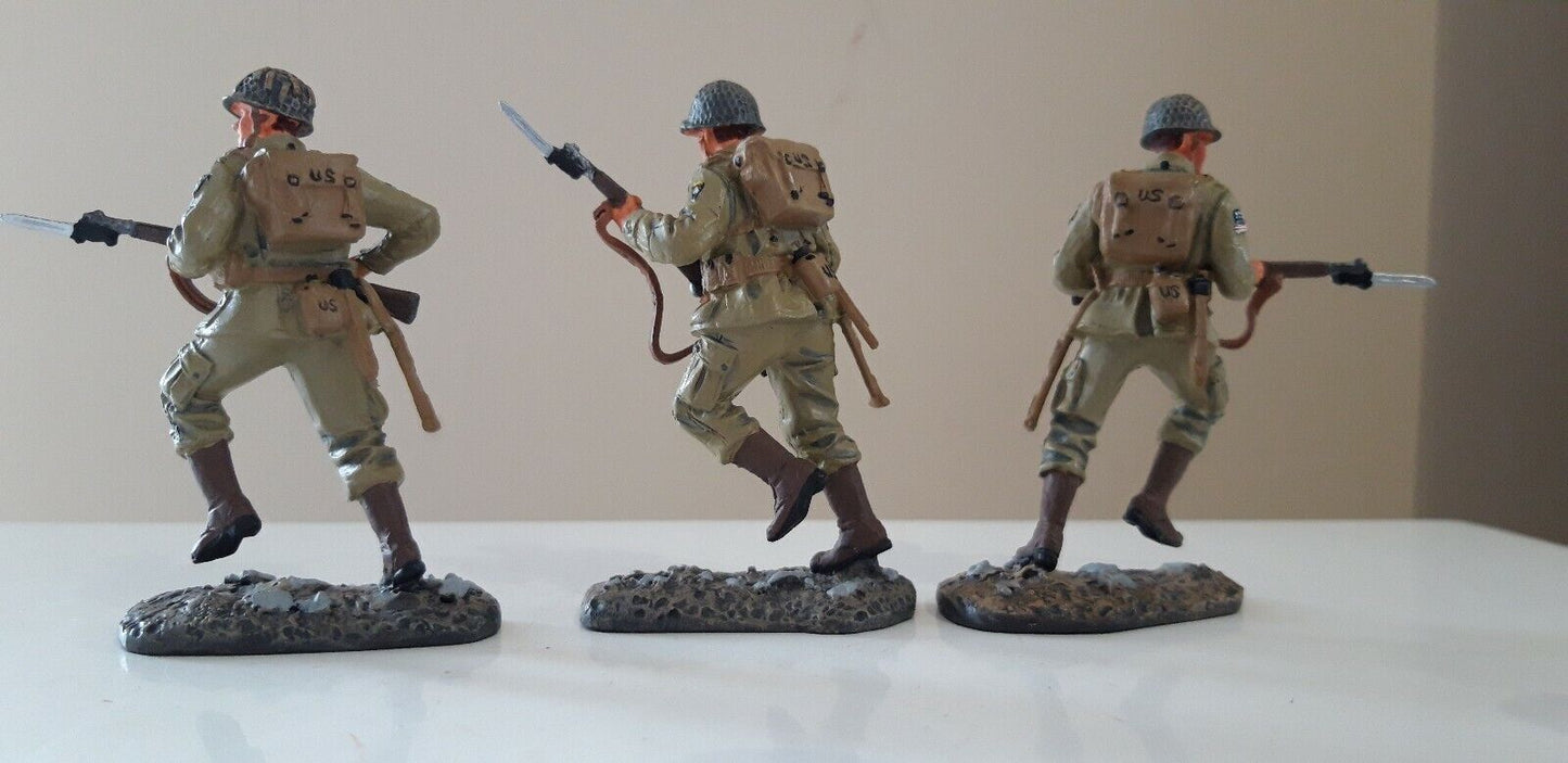 Britains 17596 ww2 101st airborne paras paratroopers arnhem d-day boxed 1:32