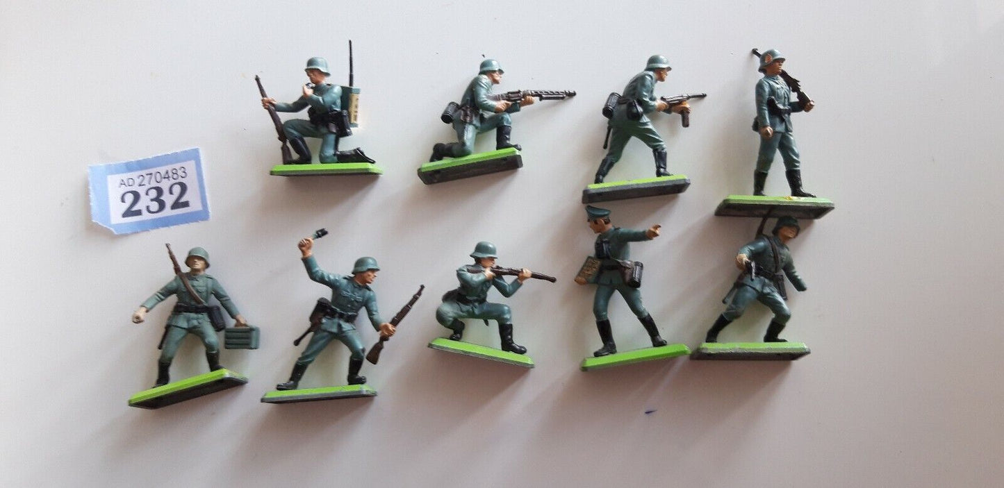 Britains deetail ww2 germans infantry 1970s  1:32  b2