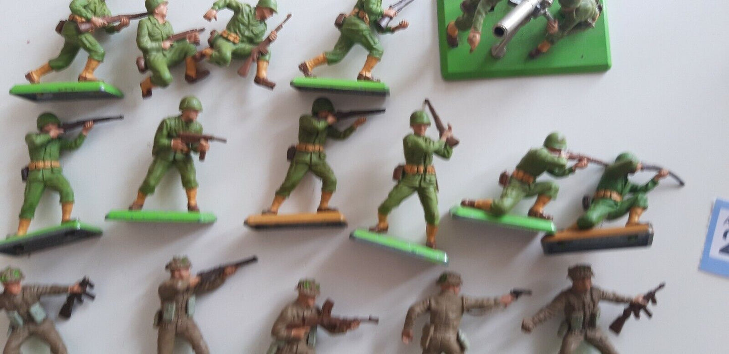 Britains deetail ww2 usmc British  infantry 1970s 1:32  b2