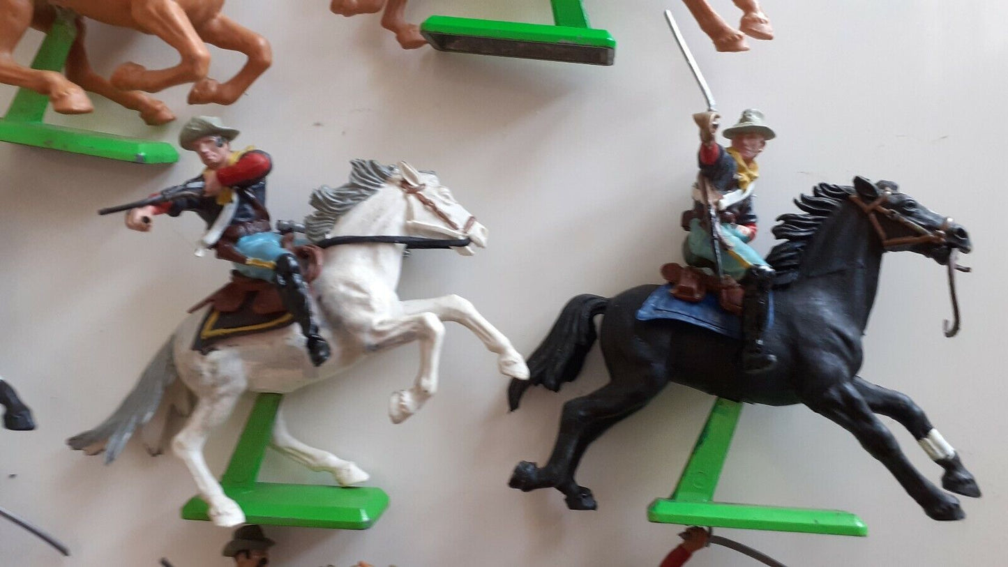 Britains deetail wild west 7th cavalry 1970s 1:32  b1