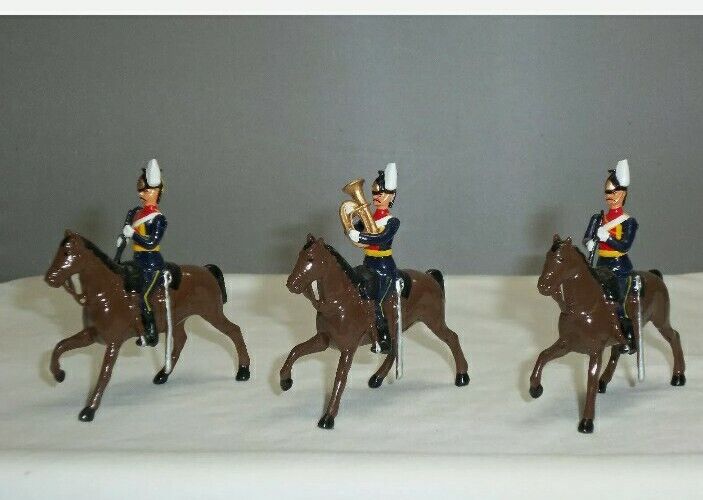 BRITAINS 40191 BRITISH 9TH LANCERS MOUNTED BAND CAVALRY 2001 1:32