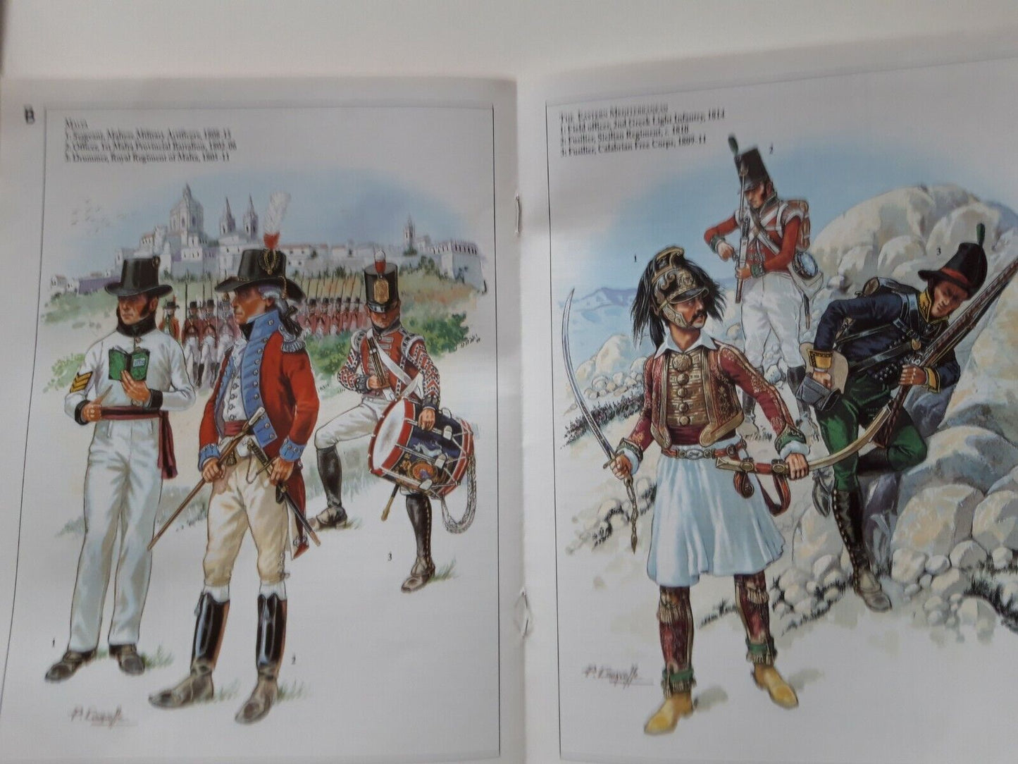 Del prado napoleon at war 45 waterloo 1:30 italian carabinier infantry  book