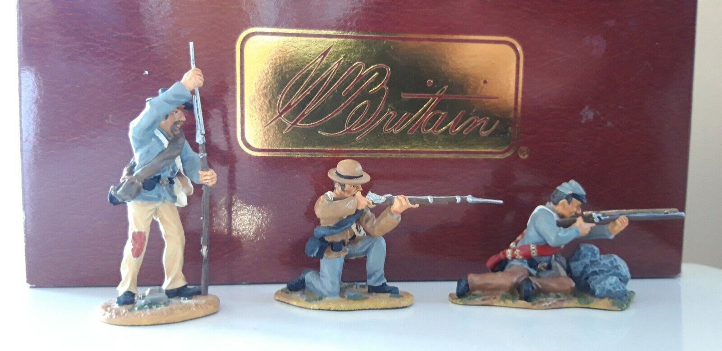 Britains 17430 acw confederate infantry 55th north Carolina boxed