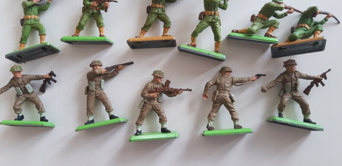 Britains deetail ww2 usmc British  infantry 1970s 1:32  b2