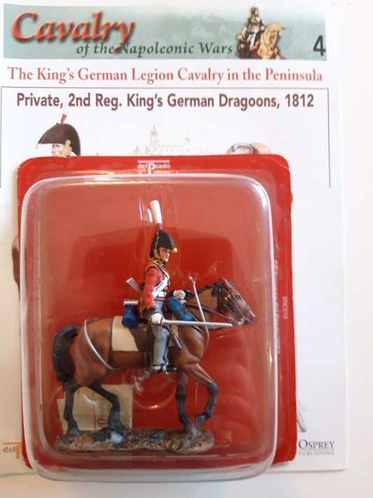 Del prado napoleonic war waterloo 1:32 cavalry british kings german dragoon 14 4