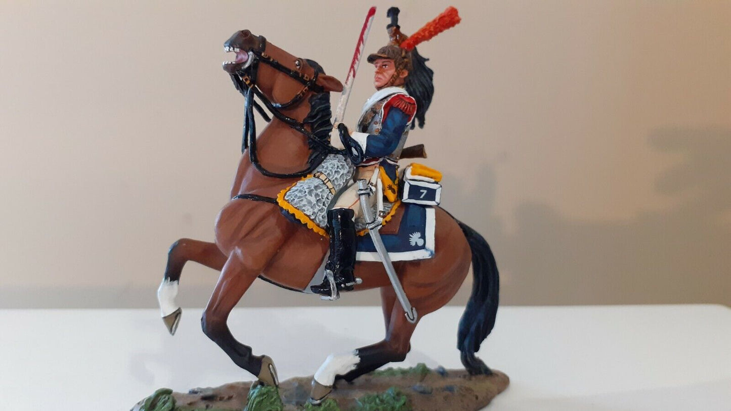 King and country Waterloo Napoleonic french cuiraissier boxed 1:30 na118