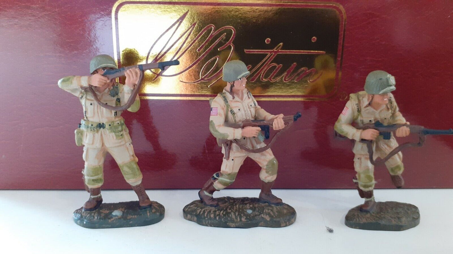 Britains 17420 ww2 101st airborne paratrooper paras metal boxed 1:32