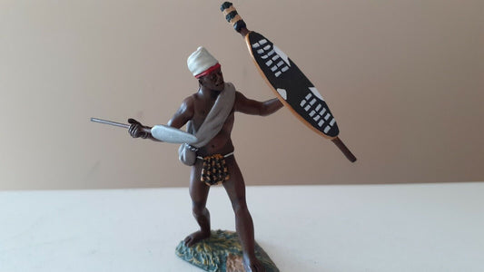 Britains 20134 Zulu wars natal native contingent assegai 1:32 metal boxed b8