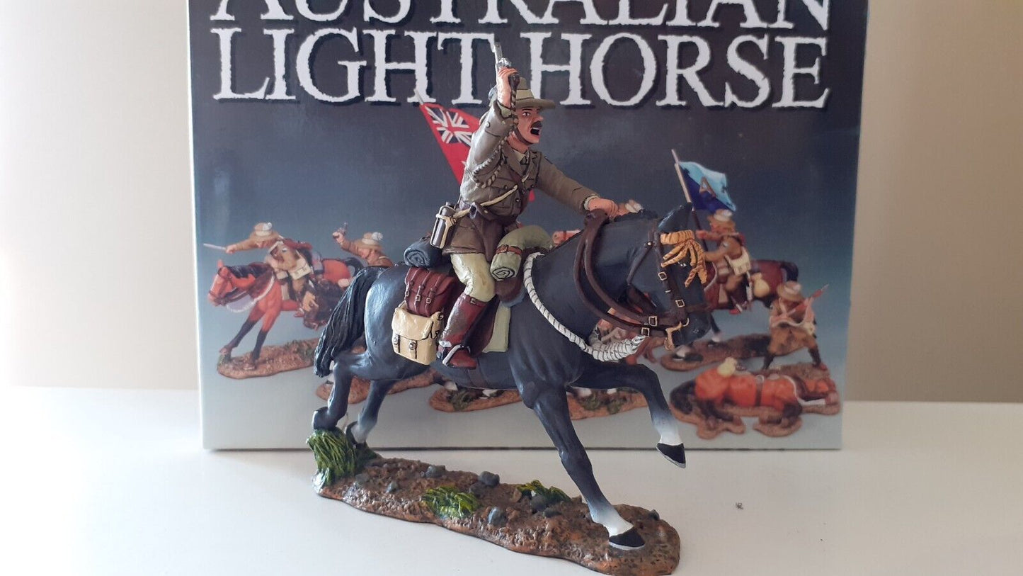 King and country ww1 australian light horse mounted officer 1:30  al1 al01