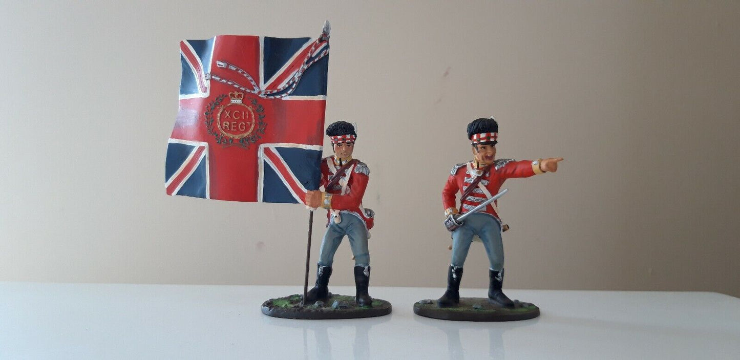 Britains Napoleonic Waterloo British  infantry 92nd Highlanders 17364