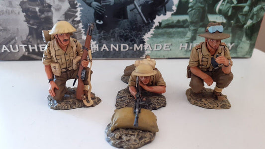 king and country ea06 8th army bren gun team 1:30 2002  boxed